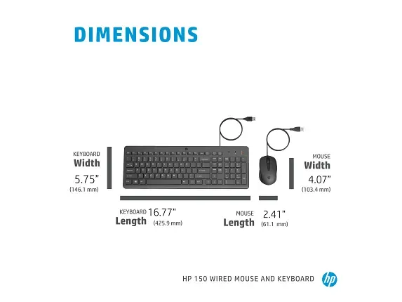 HP 150 Keyboard & Mouse