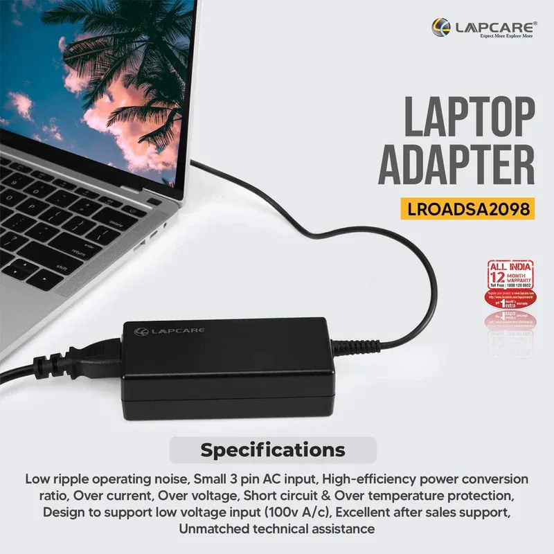 Laptop adaptor Compatible for Samsung 19V,3.16Amp.4.webp