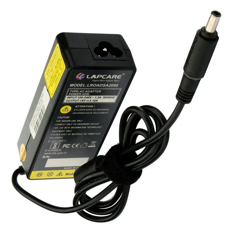 Lapcare Laptop adaptor Compatible for Samsung 19V/3.16Amp