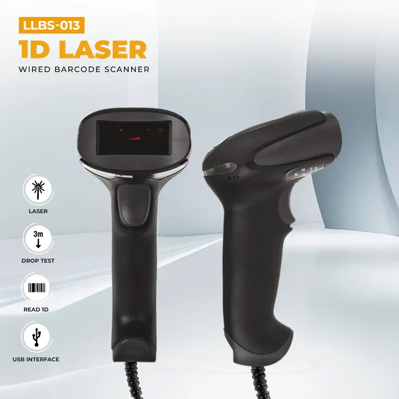 1D WIRED BARCODE SCANER LLBS-013