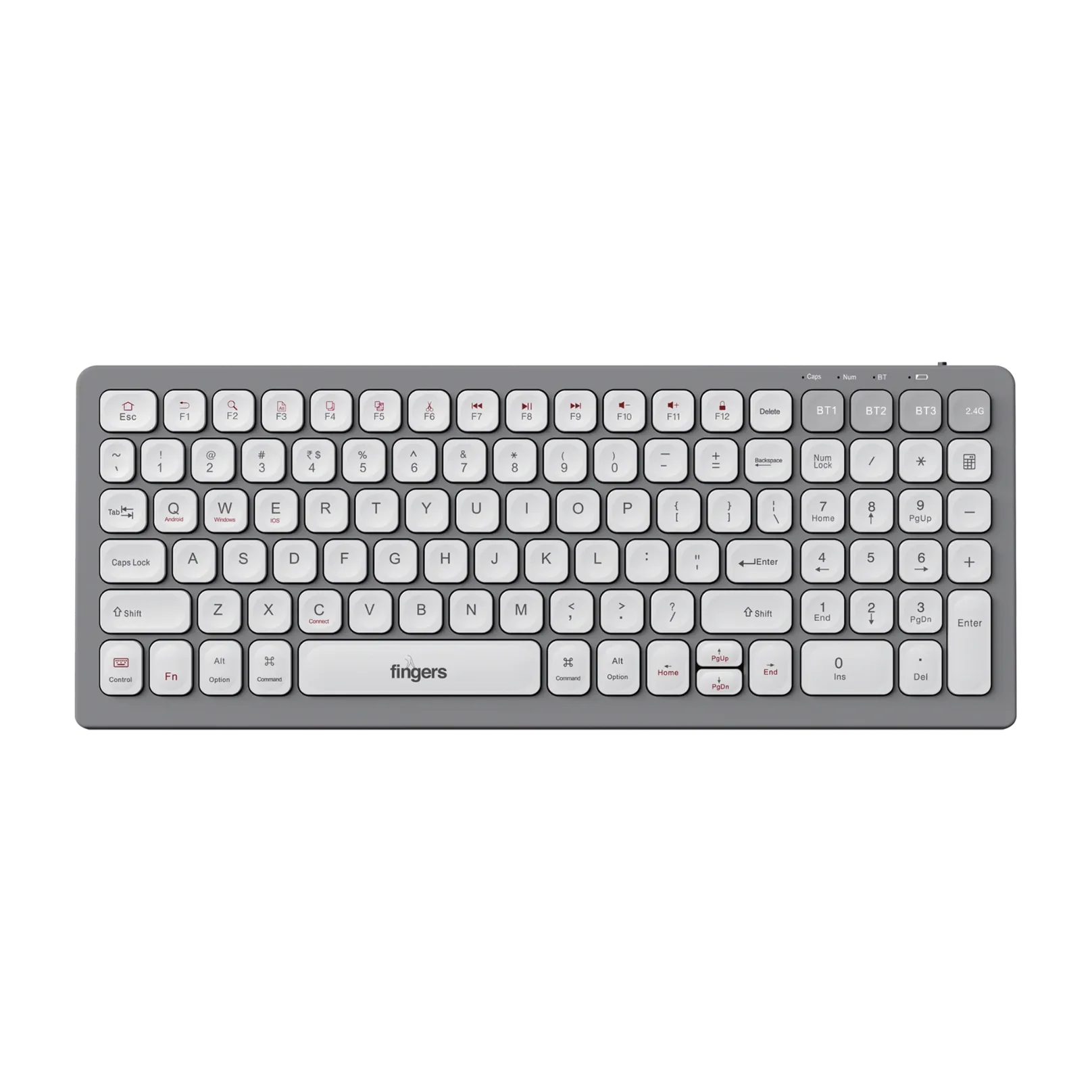 Fingers ComboRegal-D4 Wireless Deskset Keyboard Mouse